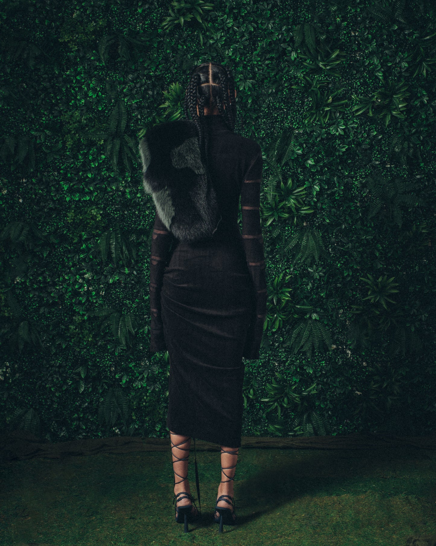 CATERPILLAR SCALLOP DRESS